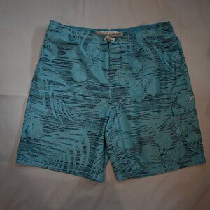 Men's Speedo Swim Trunks, XL, Light Blue and Navy